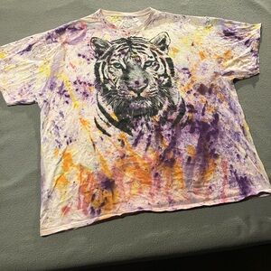 Tiger tie-dyed Shirt 3XL